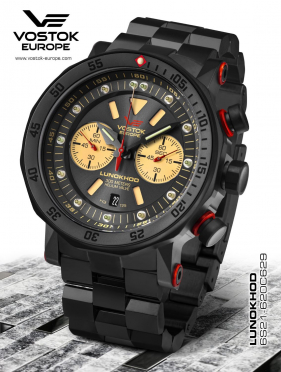 pnske hodinky Vostok-Europe LUNOCHOD-2 chrono line  6S21-620C629B