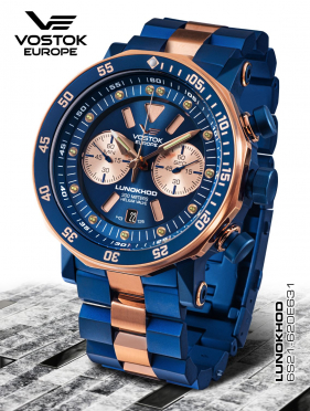 pnske hodinky Vostok-Europe LUNOCHOD-2 chrono line  6S21-620E631B
