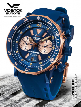 pnske hodinky Vostok-Europe LUNOCHOD-2 chrono line  6S21-620E631