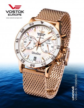 dmske hodinky Vostok-Europe UNDINE VK64/515B528 B