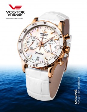dmske hodinky Vostok-Europe UNDINE VK64-515B528