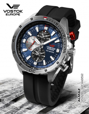pnske hodinky Vostok-Europe ALMAZ multifunctional line YM26-320A652S