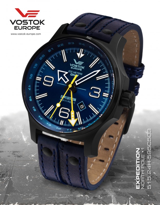 pánske hodinky Vostok - Europe  EXPEDITION Dual Time 515.24H/595C503