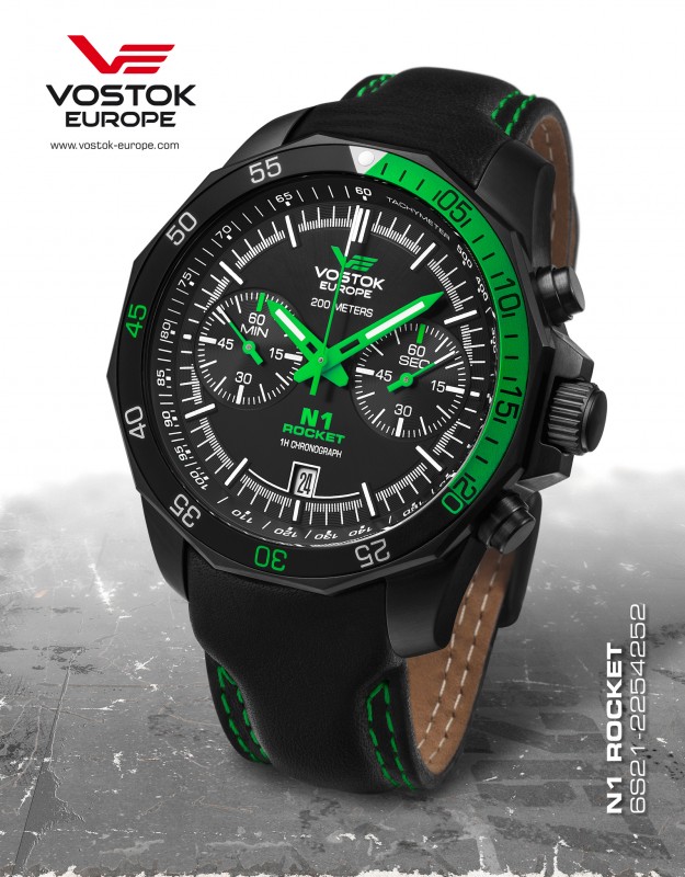 pánske hodinky Vostok-Europe N-1 ROCKET chrono line  6S21/2254252