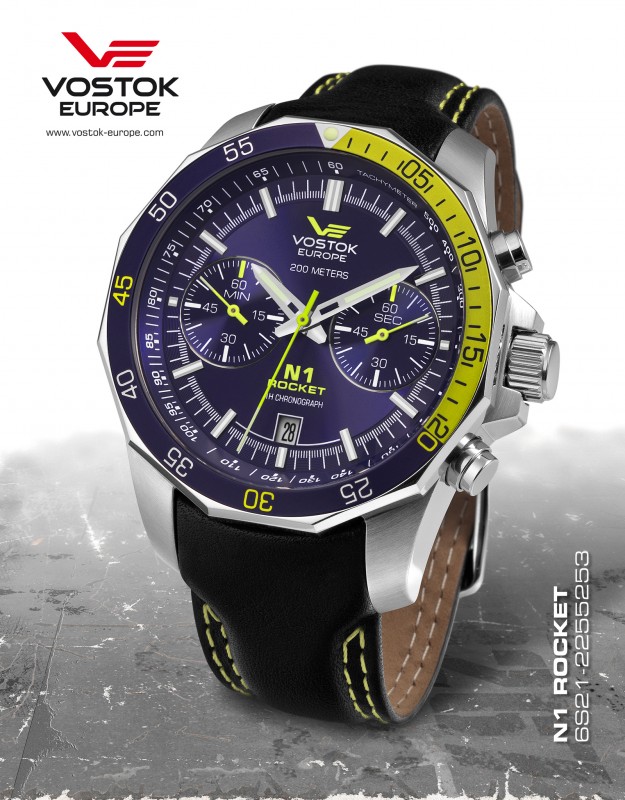 pánske hodinky Vostok-Europe N-1 ROCKET chrono line  6S21/2255253