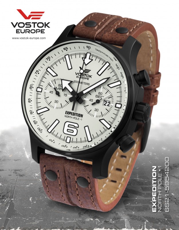 pánske hodinky Vostok - Europe  EXPEDITION chrono line 6S21/5954200