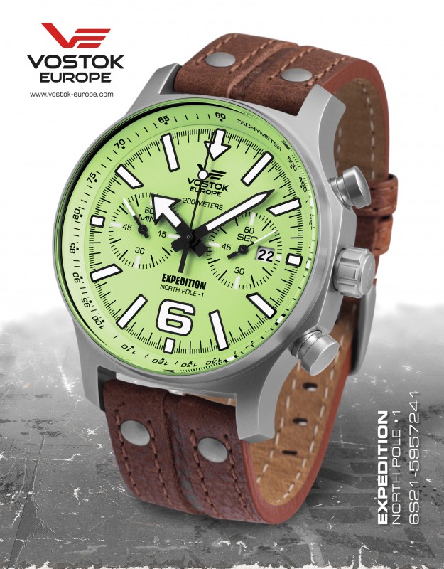 pánske hodinky Vostok - Europe  EXPEDITION titanium line 6S21/5957241