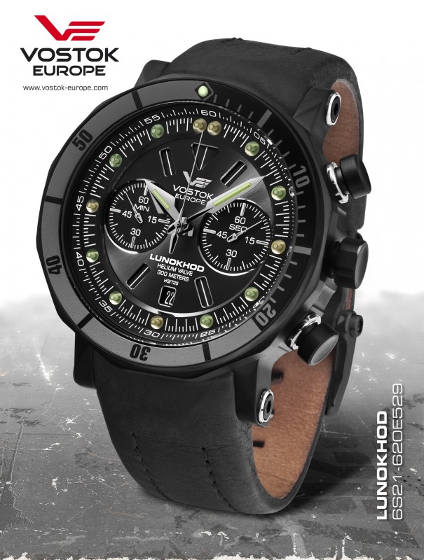 pánske hodinky Vostok-Europe LUNOCHOD-2 chrono line 6S21/620E529
