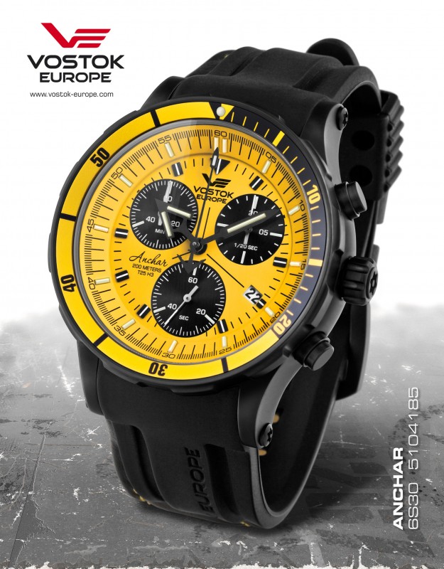 pánske hodinky Vostok-Europe ANCHAR Submarine chrono line  6S30/5104185
