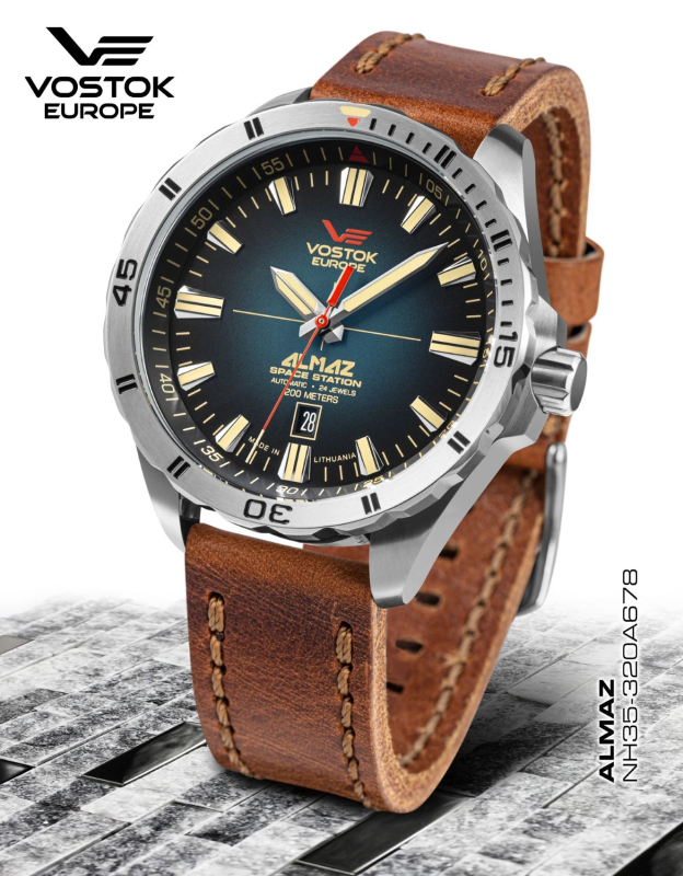 pánske hodinky Vostok - Europe  ALMAZ automatic line NH35-320A678
