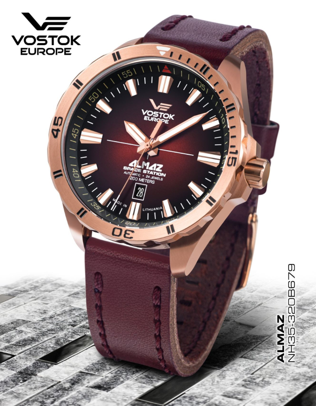 pánske hodinky Vostok - Europe  ALMAZ automatic line NH35-320B679