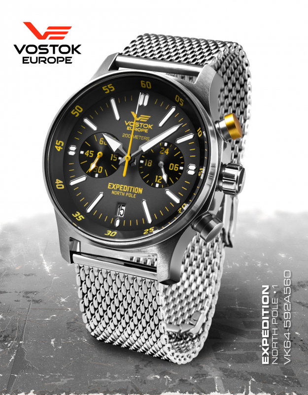 pánske hodinky Vostok-Europe EXPEDITION Compact VK64/592A560B