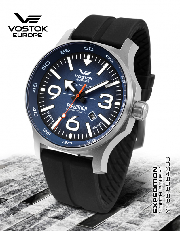pánske hodinky Vostok-Europe EXPEDITION North Pole-1 automatic line YN55-595A638S