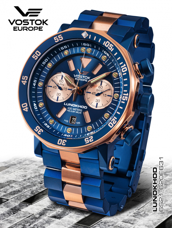 pánske hodinky Vostok-Europe LUNOCHOD-2 chrono line  6S21-620E631B