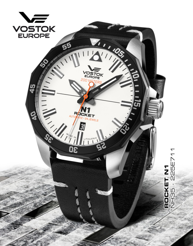 pánske hodinky Vostok-Europe N-1 ROCKET automatic line NH35-225E711