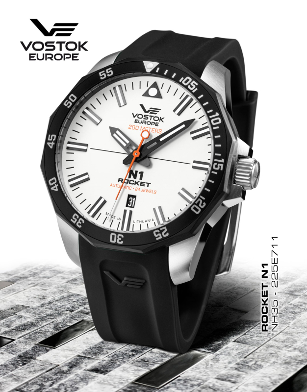 pánske hodinky Vostok-Europe N-1 ROCKET automatic line NH35-225E711S