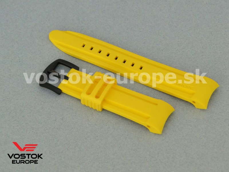 žltý silikónový remienok ANCHAR na model NH35A/5104144 a 6S30/5104185