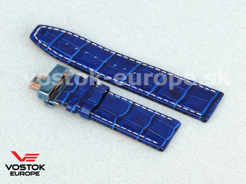 modrý kožený remienok EKRANOPLÁN na model OS2B/5469161