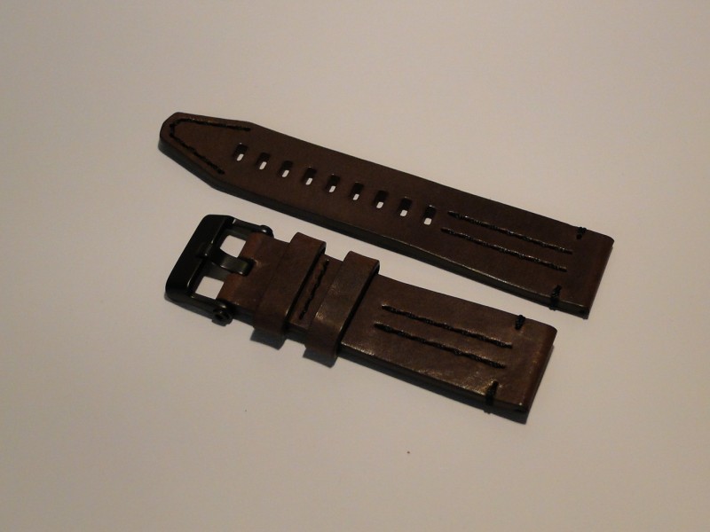 hnedý kožený remienok Ekranoplan na model NH35/546C513