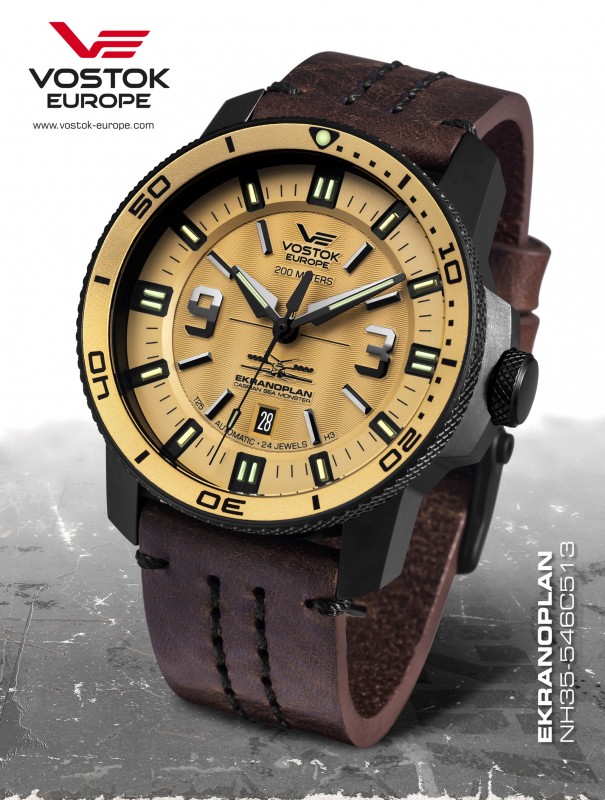 pánske hodinky Vostok-Europe EKRANOPLAN automatic line NH35/546C513