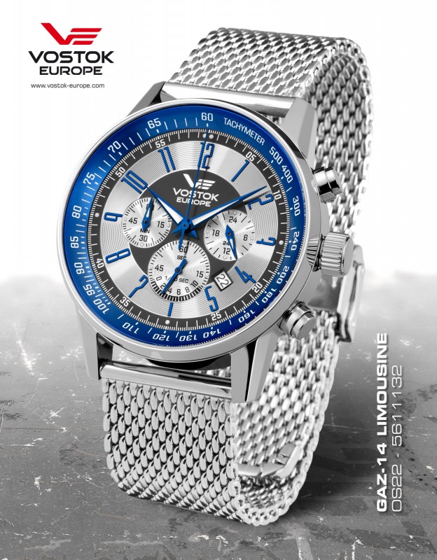 pánske hodinky Vostok - Europe  GAZ-14 Limouzine chrono line OS22/5611132B