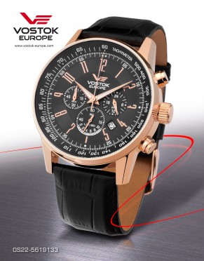 pnske hodinky Vostok - Europe  GAZ-14 Limouzine chrono line OS22/5619133