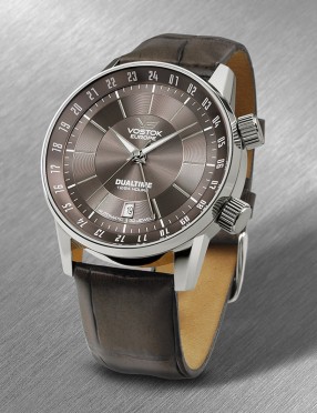 pnske hodinky Vostok - Europe  GAZ-14 Limouzine dualtime line 2426/5601058