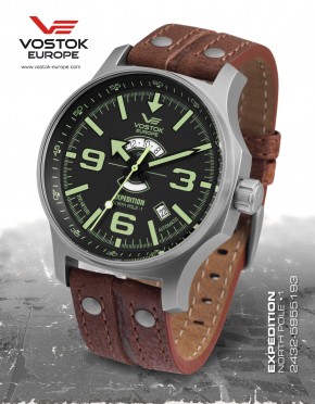 pnske hodinky Vostok - Europe  EXPEDITION day&night line 2432/5955193