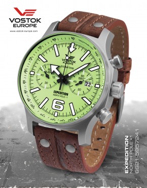 pánske hodinky Vostok - Europe  EXPEDITION titanium line 6S21/5957241