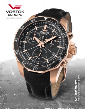 pánske hodinky Vostok-Europe N-1 ROCKET chrono line  6S30/2259179
