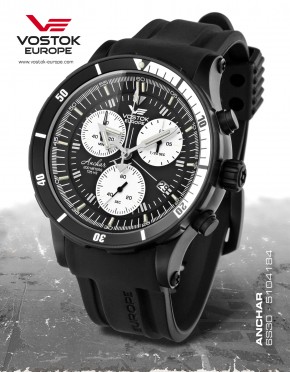pánske hodinky Vostok-Europe ANCHAR Submarine chrono line  6S30/5104184