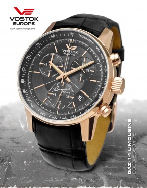 pánske hodinky Vostok - Europe  GAZ-14 Limouzine chrono tritium 6S30/5659175