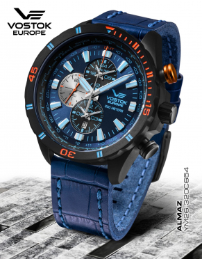 pnske hodinky Vostok-Europe ALMAZ multifunctional line YM26-320C654