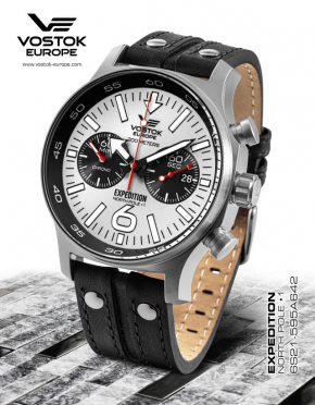 pnske hodinky Vostok- Europe EXPEDITION North Pole-1 chrono line 6S21-595A642