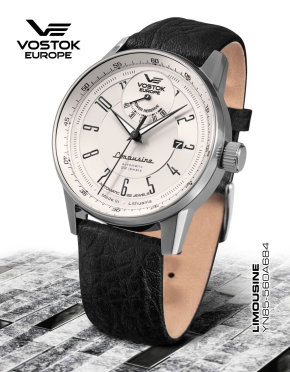 pnske hodinky VOSTOK EUROPE GAZ-14 Limouzine automatic, power reserve indication YN85-560A684