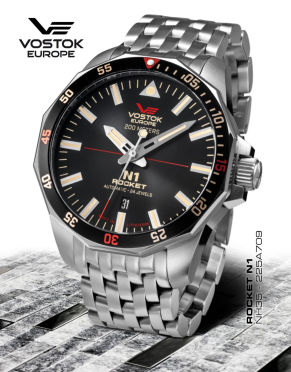 pnske hodinky Vostok-Europe N-1 ROCKET automatic line NH35-225A709B