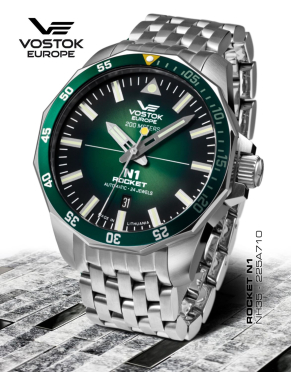 pnske hodinky Vostok-Europe N-1 ROCKET automatic line NH35-225A710B