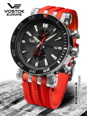 pnske hodinky Vostok-Europe ENERGIA Rocket chrono line VK61/575A588S