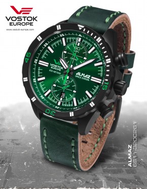 pánske hodinky Vostok-Europe ALMAZ chrono line 6S11/320C261