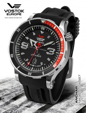 pnske hodinky Vostok-Europe ANCHAR Submarine automatic line  NH35A/510A587