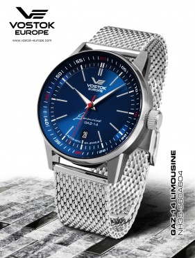 pnske hodinky Vostok - Europe  GAZ-14 Limouzine automatic NH35-560A687B