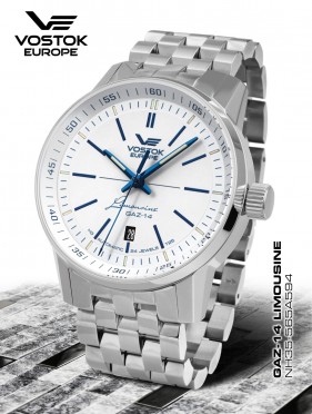 pnske hodinky Vostok - Europe  GAZ-14 Limouzine automatic NH35-565A594B