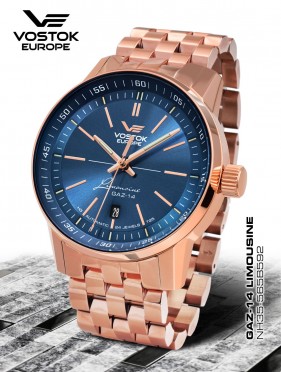 pnske hodinky Vostok - Europe  GAZ-14 Limouzine automatic NH35-565B592B