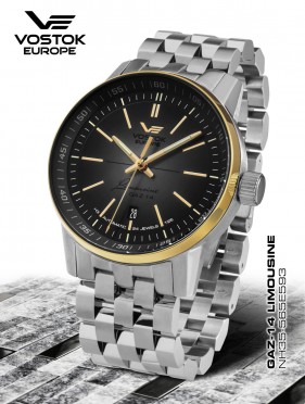 pnske hodinky Vostok - Europe  GAZ-14 Limouzine automatic NH35-565E593B