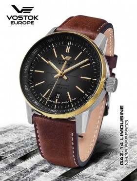 pnske hodinky Vostok - Europe  GAZ-14 Limouzine automatic NH35-565E593