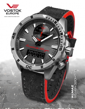 limitovan edcia Vostok-Europe BENEDIKTAS VANAGAS grey edition 9516R/320H371