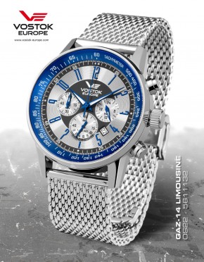 pnske hodinky Vostok - Europe  GAZ-14 Limouzine chrono line OS22/5611132B