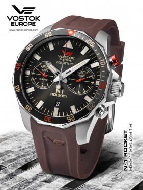 pnske hodinky Vostok-Europe N-1 ROCKET chrono line  6S21-225A618S