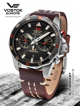 pánske hodinky Vostok-Europe N-1 ROCKET chrono line  6S21-225A618