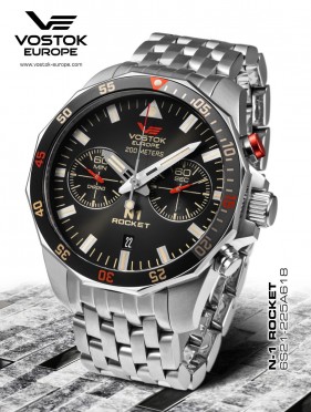 pnske hodinky Vostok-Europe N-1 ROCKET chrono line  6S21-225A618B